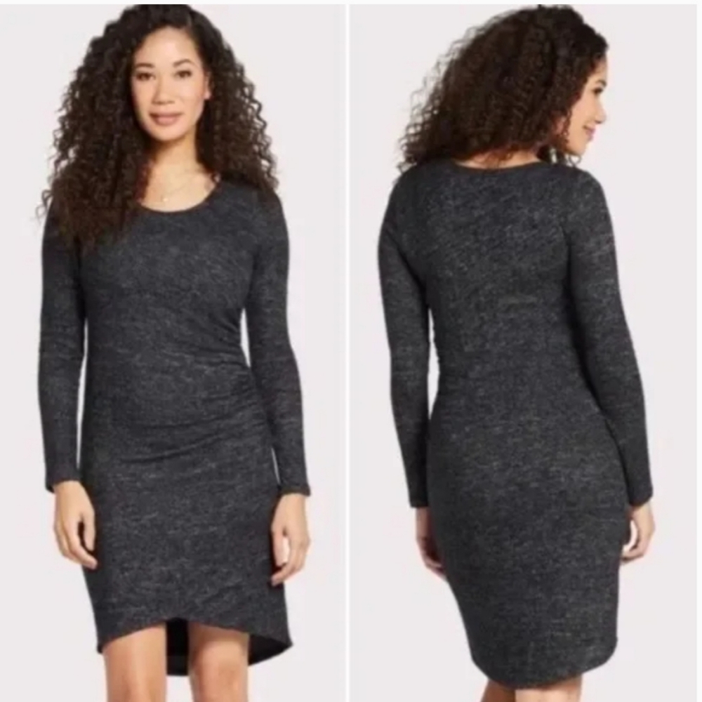 Anthropologie Womens Sunday In Brooklyn Ruched Dress Size Small